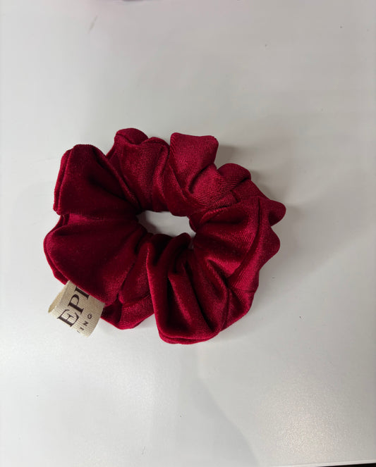 SCRUNCHIES VELLUTO ROSSO