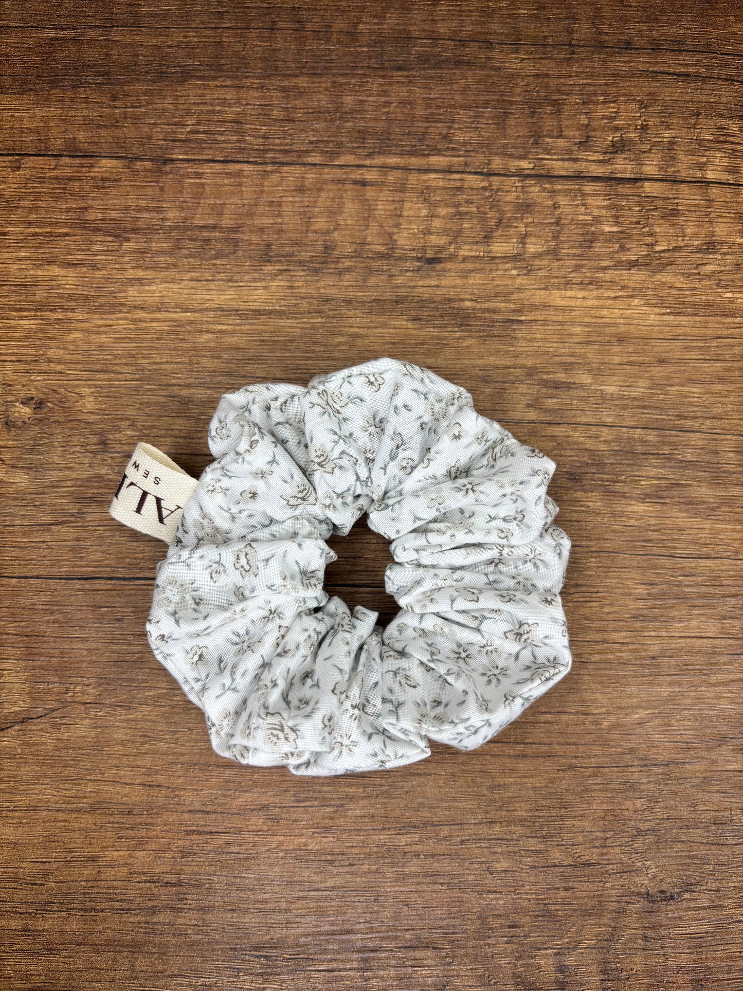 SCRUNCHIES MICRO FIORELLINI VERDI