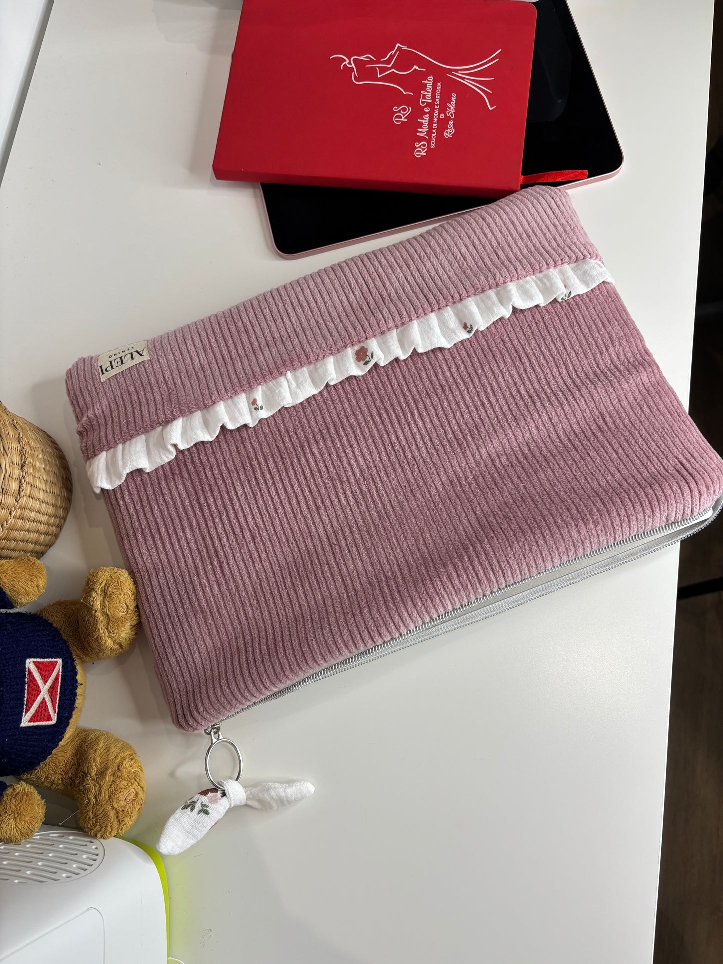 LAPTOP CASES VELVET PINK